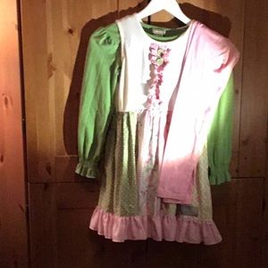 Eleanor Rose dress with Matilda Jane T-shirt